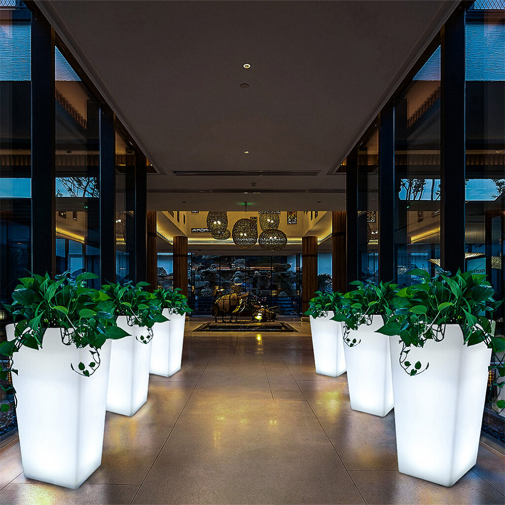 Led Flower Pots Planter