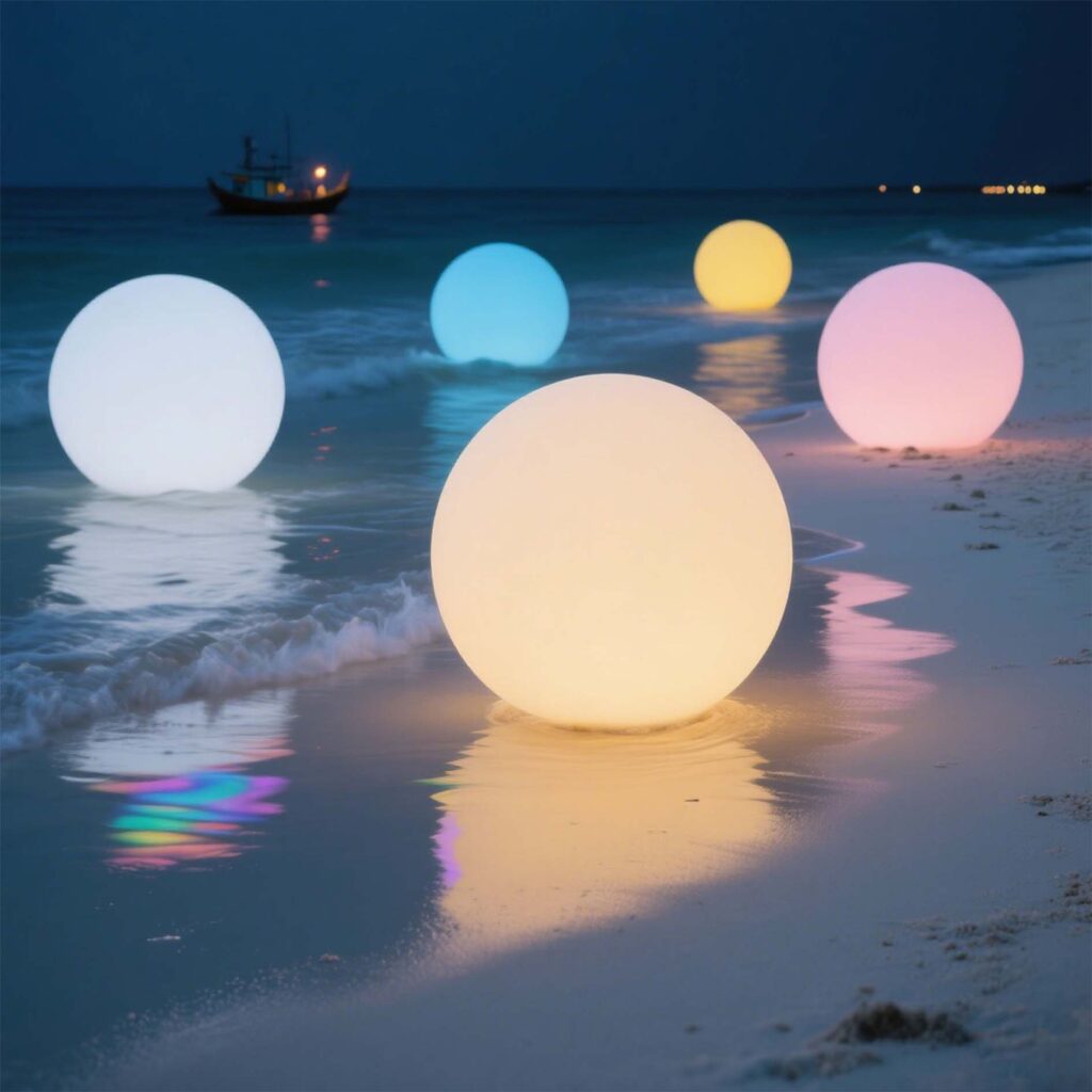 Led Light Float Ball Outdoor Lithium