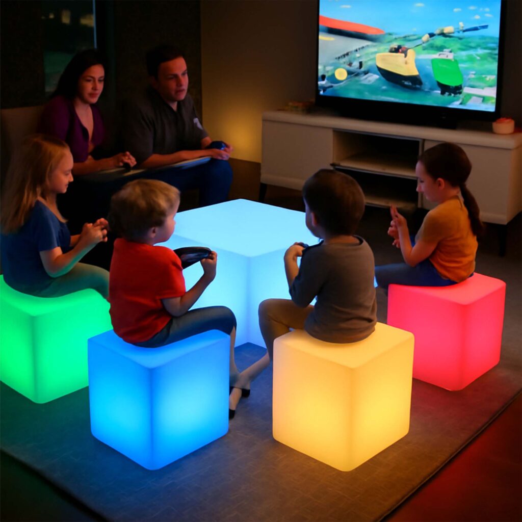 Led Cube Chair