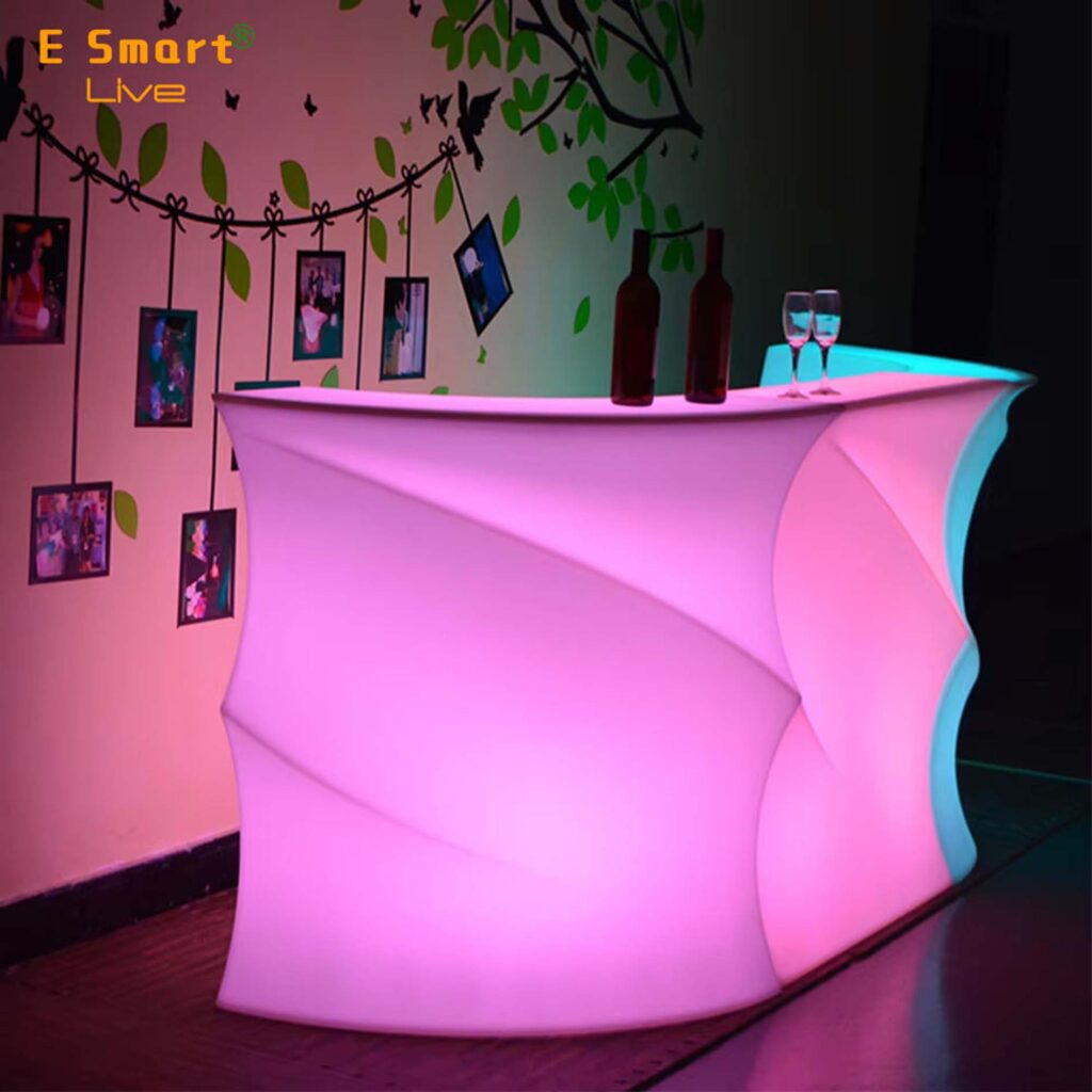 outdoor Led Bar Furniture Table And Chair Set