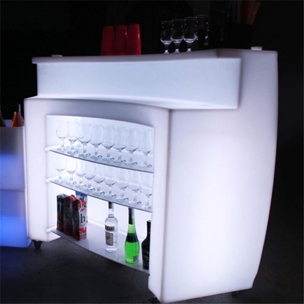 modern led bar counter