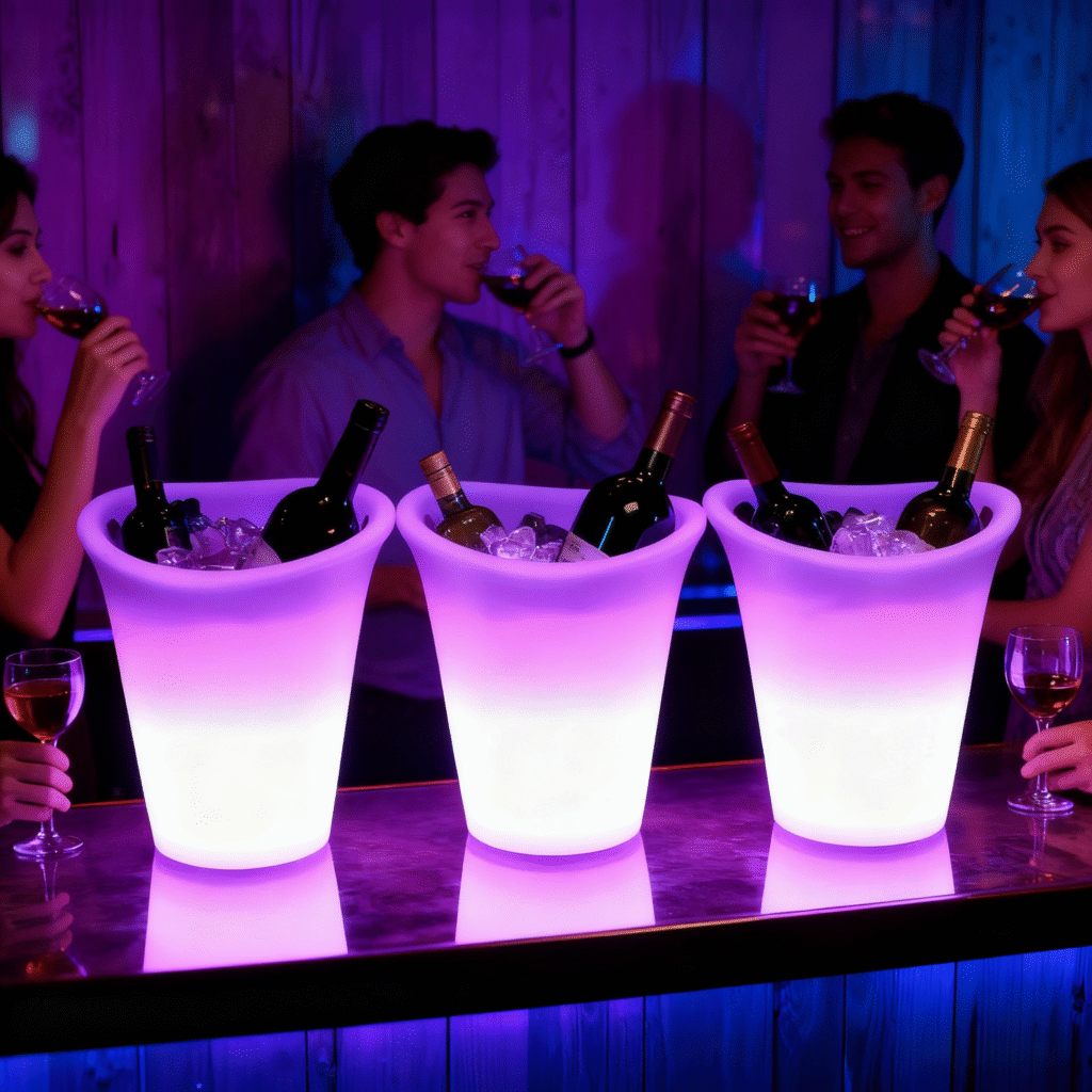 led bluetooth speaker ice bucket