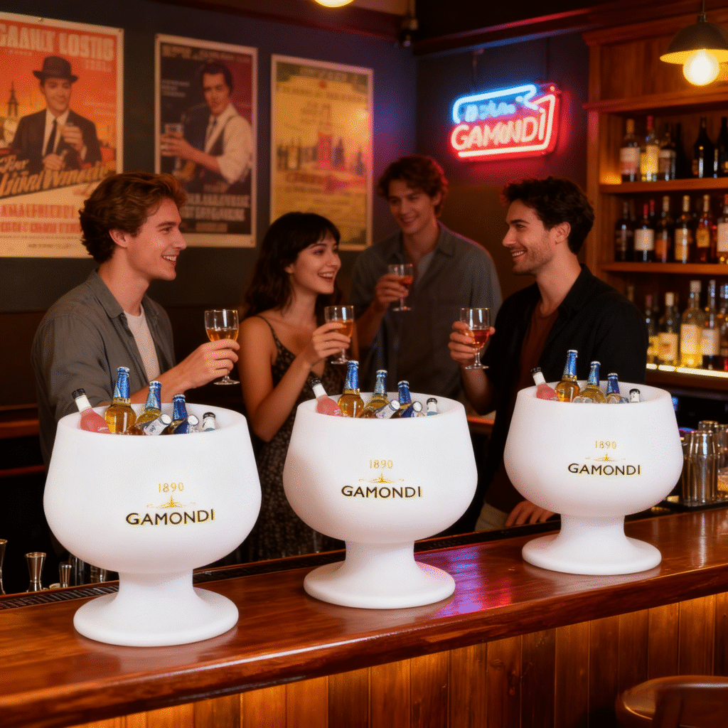 grey goose ice bucket led