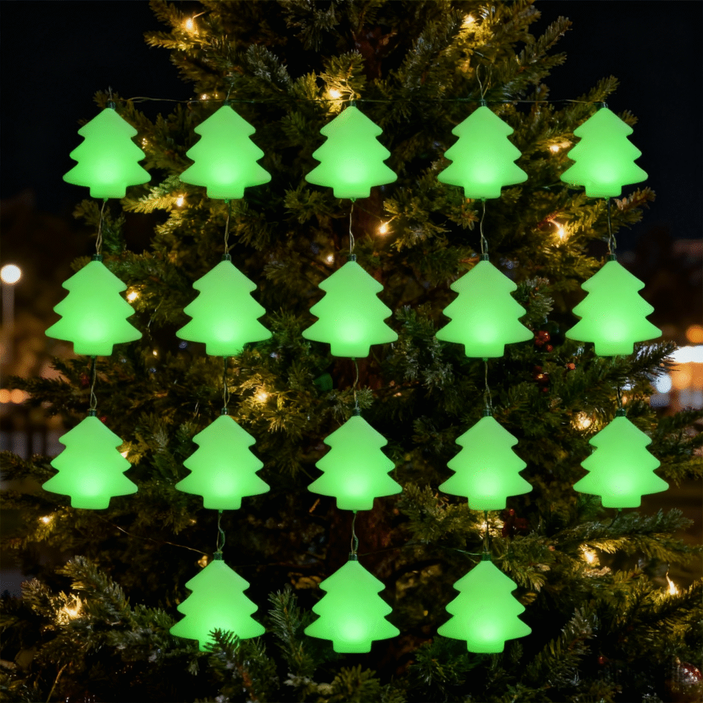 pre lit led christmas tree